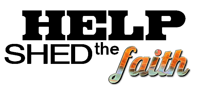 help shed the faith logo